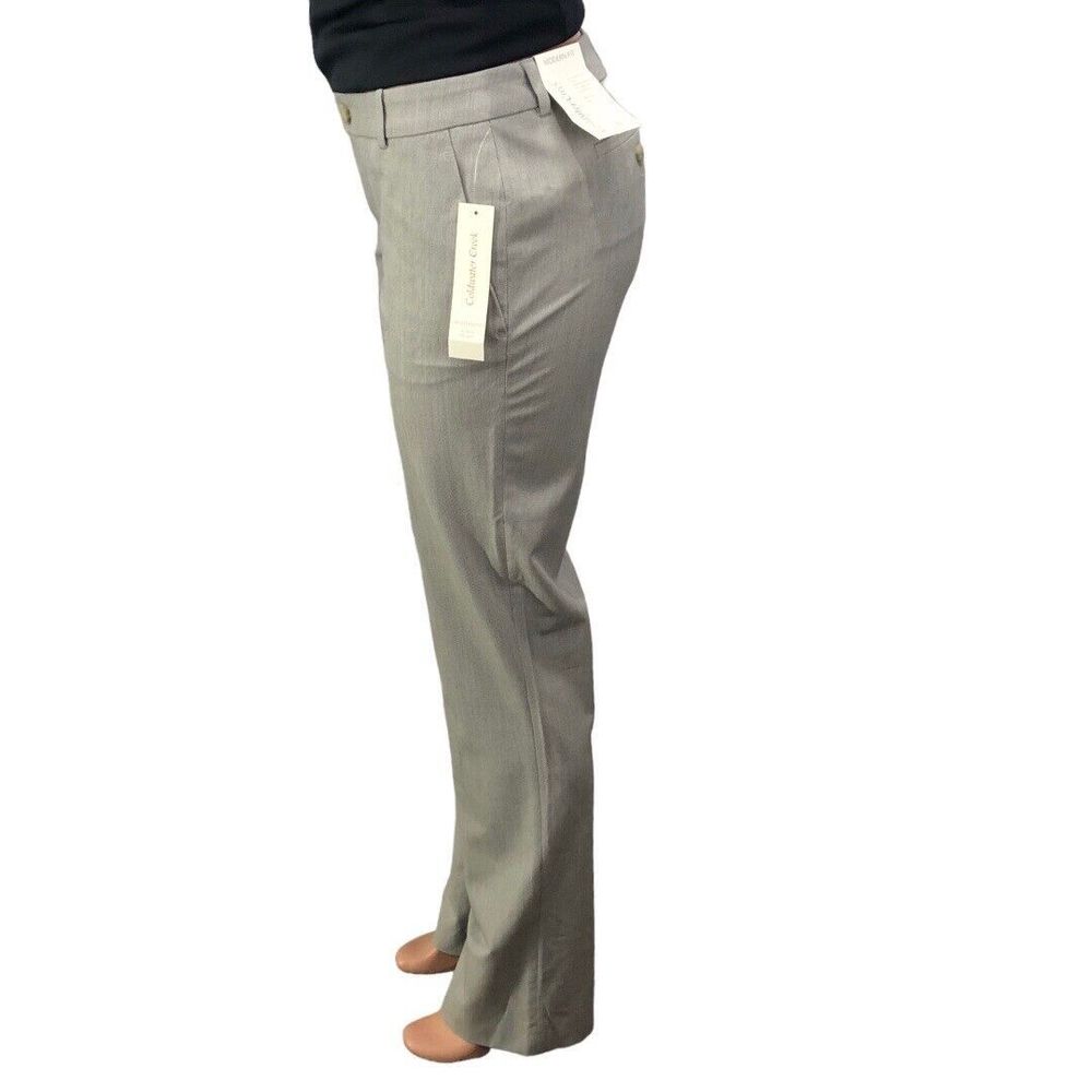 Coldwater Creek Mini Bootcut Leg Pants Hidden Stretch Waist Womans 4L NWT - Picture 4 of 13